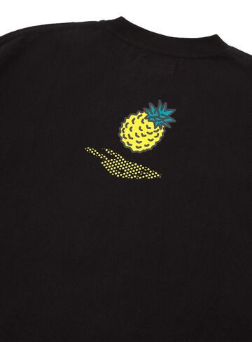 Big Tee Pineapple Volleyball,BLACK, small image number 5
