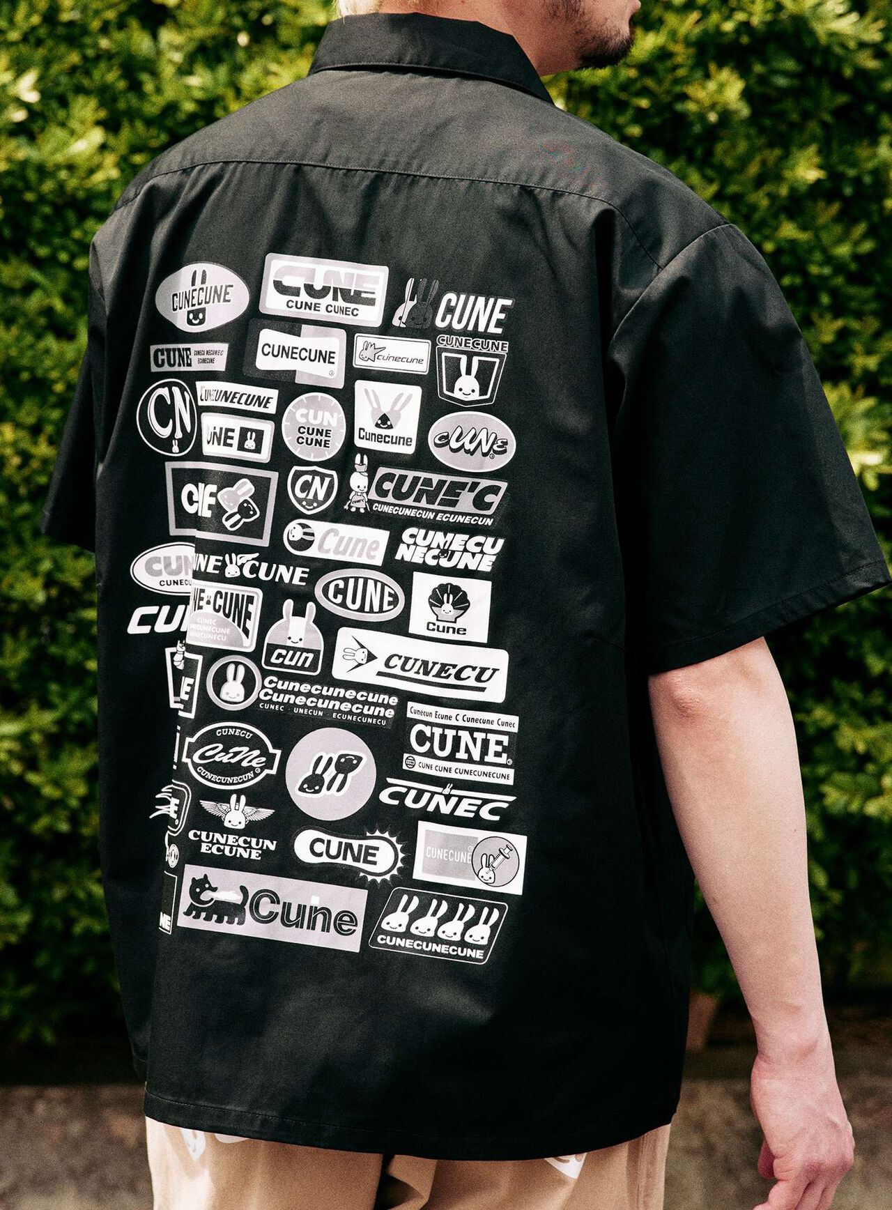 Short Sleeve Work Shirt with Monochrome Logo,, large image number 9