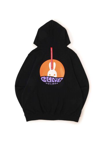 CUNE Logo Zip Parka,BLACK, small image number 0