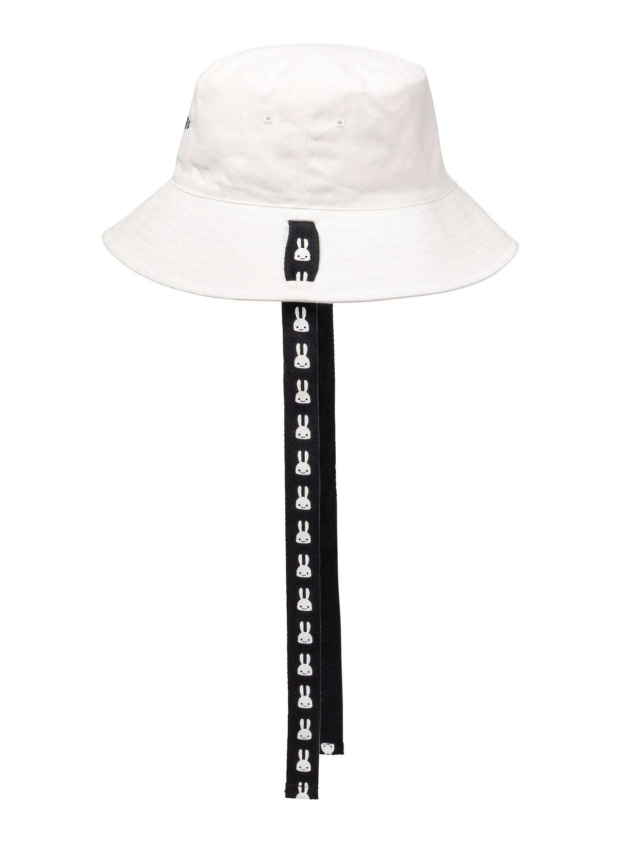 Bucket Hat with Tape Strap,WHITE, large image number 1