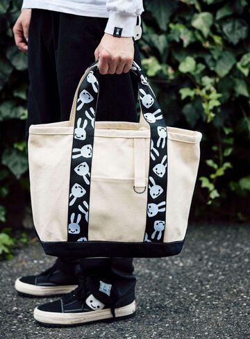 Rabbit Tape Tote Bag,ONE, small image number 9