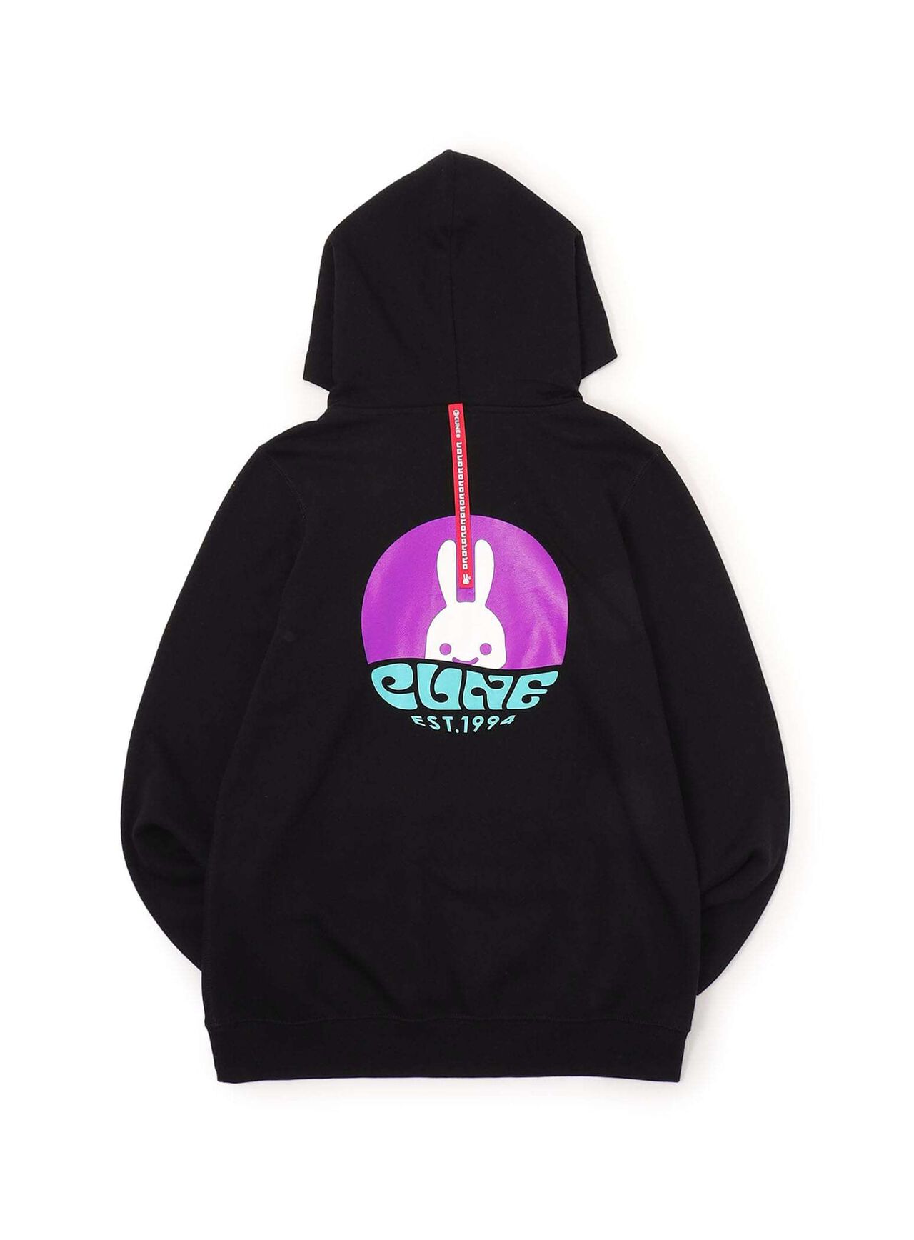 CUNE Logo Pull Parka,BLACK, large image number 0