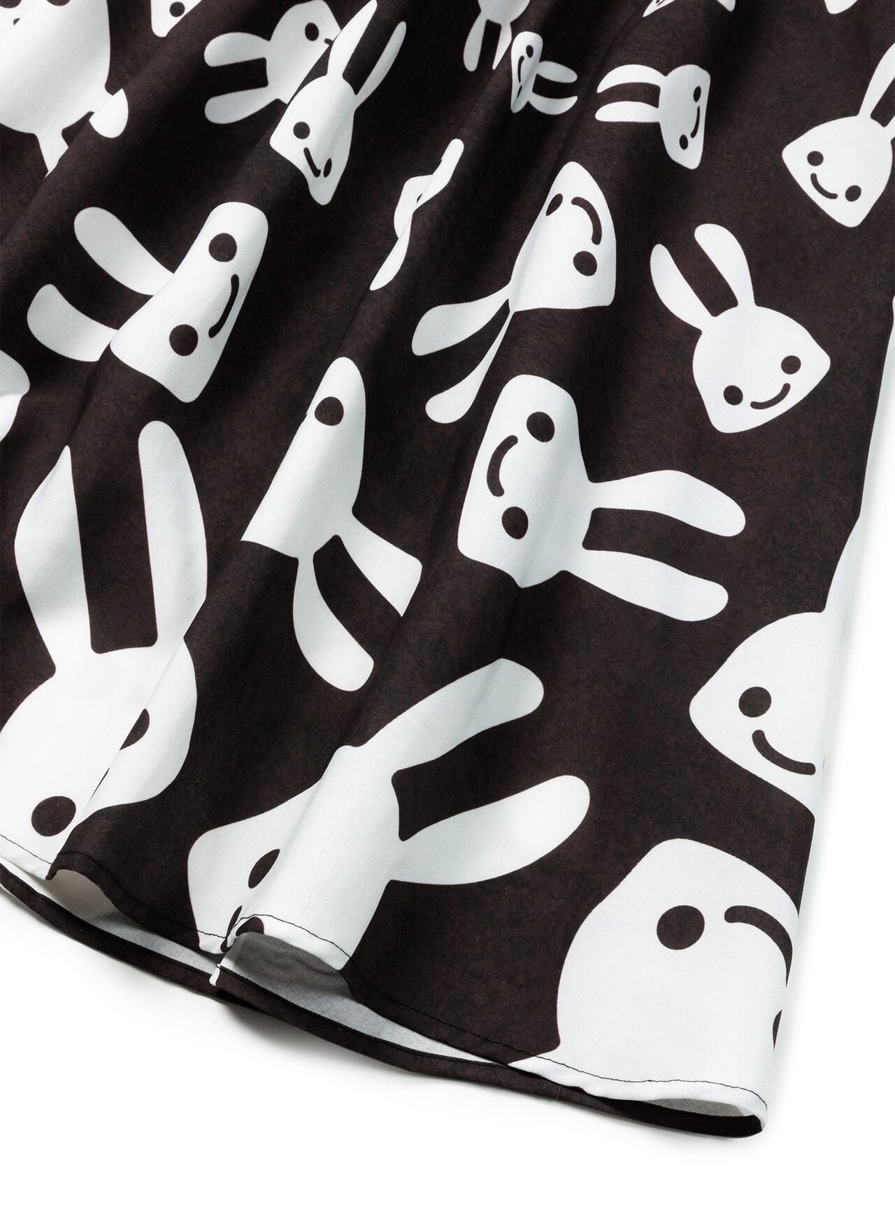 "Snowy Bunny Long Gathered Skirt",, large image number 3