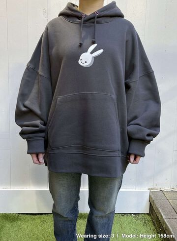 Heavyweight Big Hoodie: Ashtray and Rabbit,, small image number 8