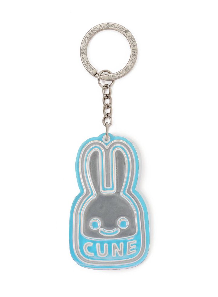 Reflective CUNE Rabbit Keychain,, medium