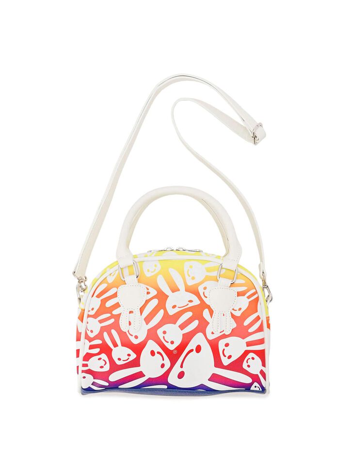 Mini Boston Bag - Wobbly Bunny,, medium