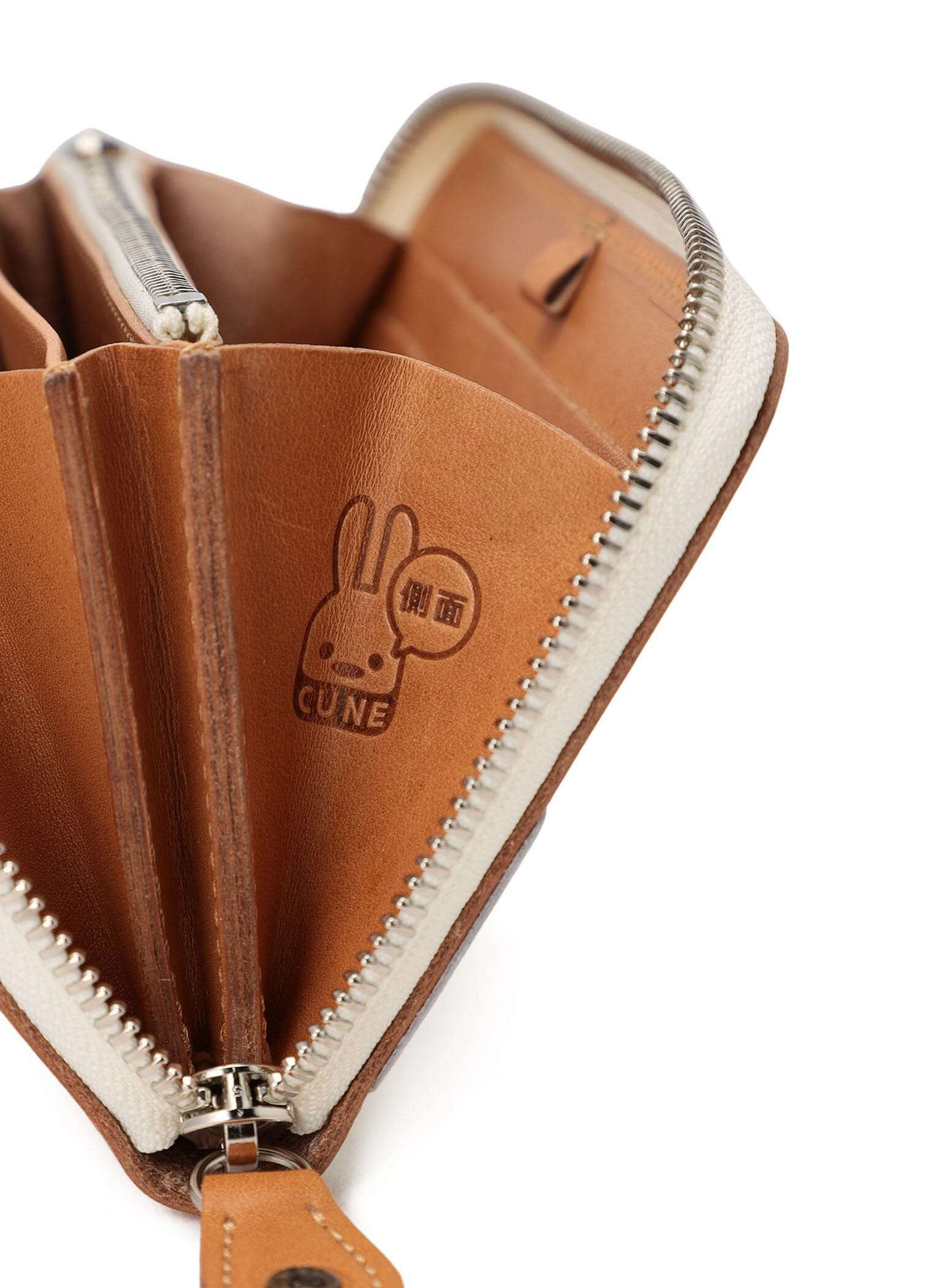 cune 財布 Leather Long Wallet