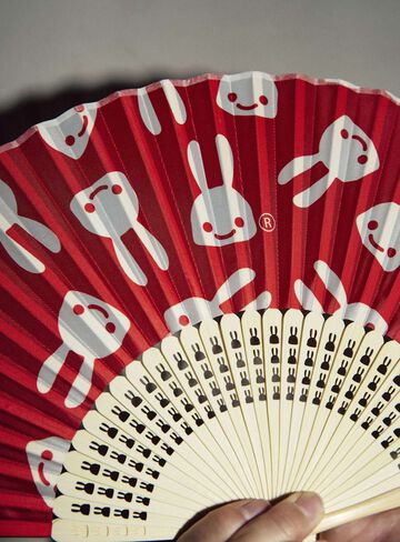 Bamboo and Fabric Fan,ONE, small image number 14