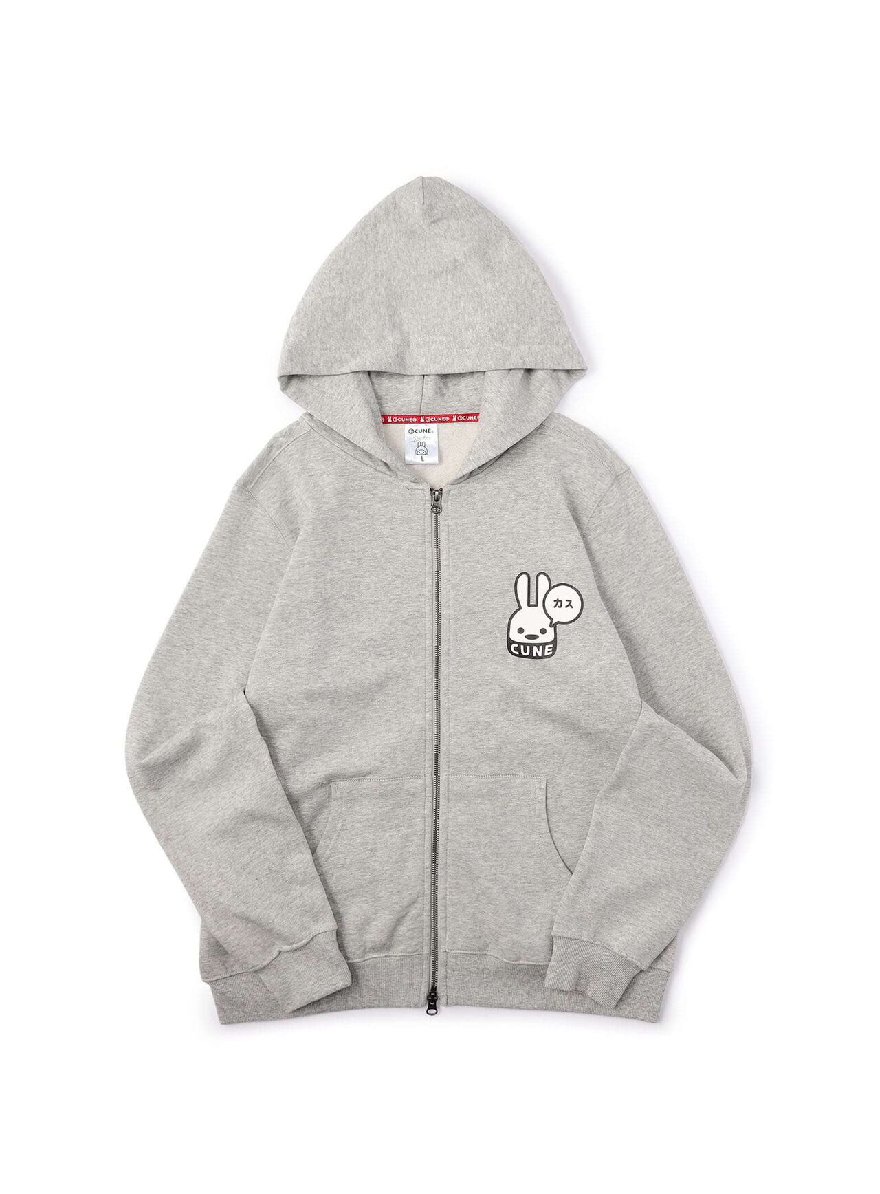 CUNE ZIP PARKA "Casual Chaos",GRAY, large image number 1