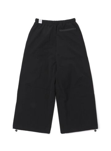 Sporty Wide Slacks,BLACK, small image number 1