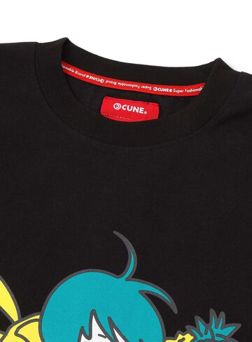 Big Tee Pineapple Volleyball,BLACK, small image number 2