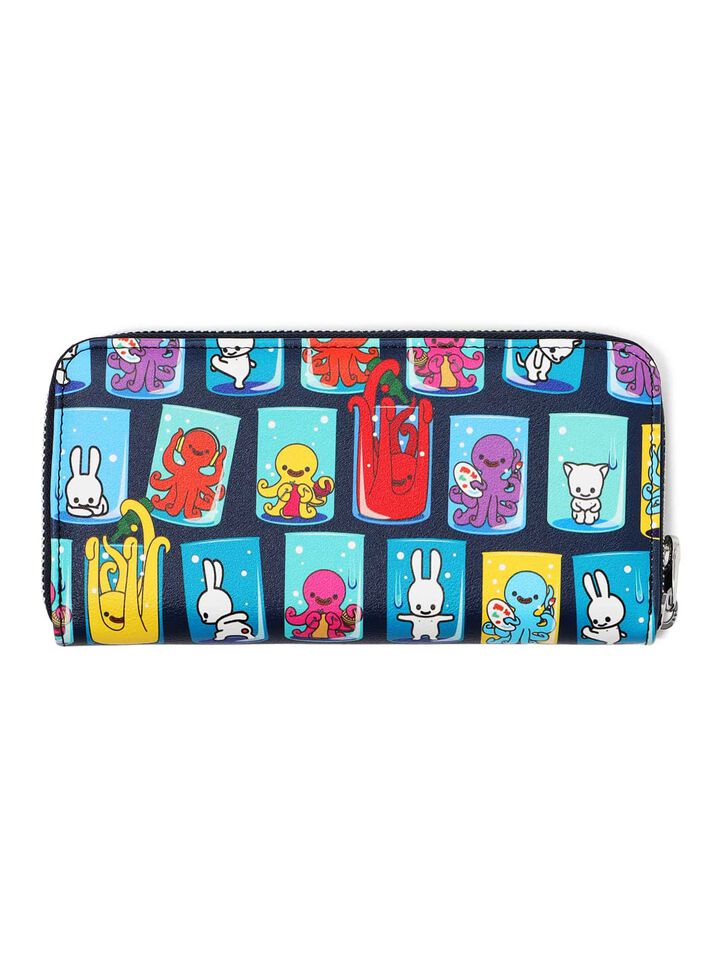 Madako print long wallet,, medium