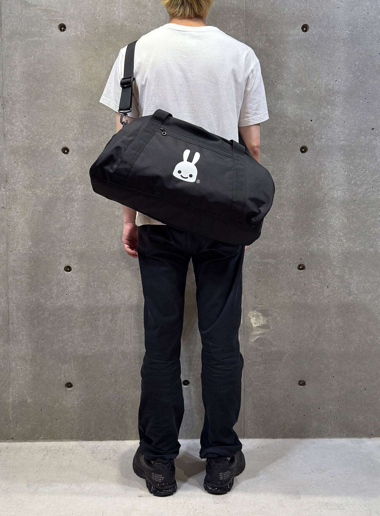 2WAY Duffle Bag,BLACK, large image number 4