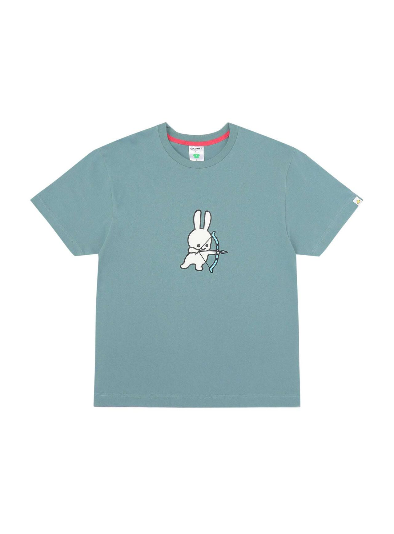 S/S Tee Bow and Shield,WHITE, large image number 1