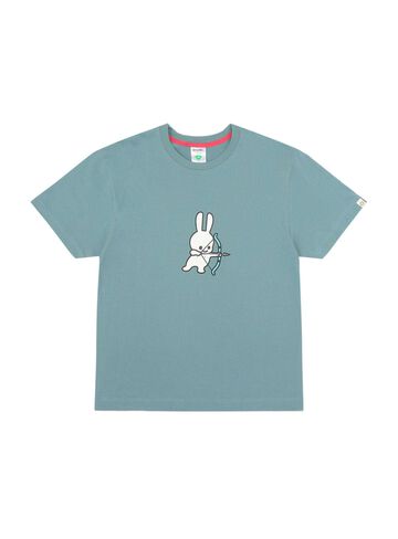 S/S Tee Bow and Shield,WHITE, small image number 1