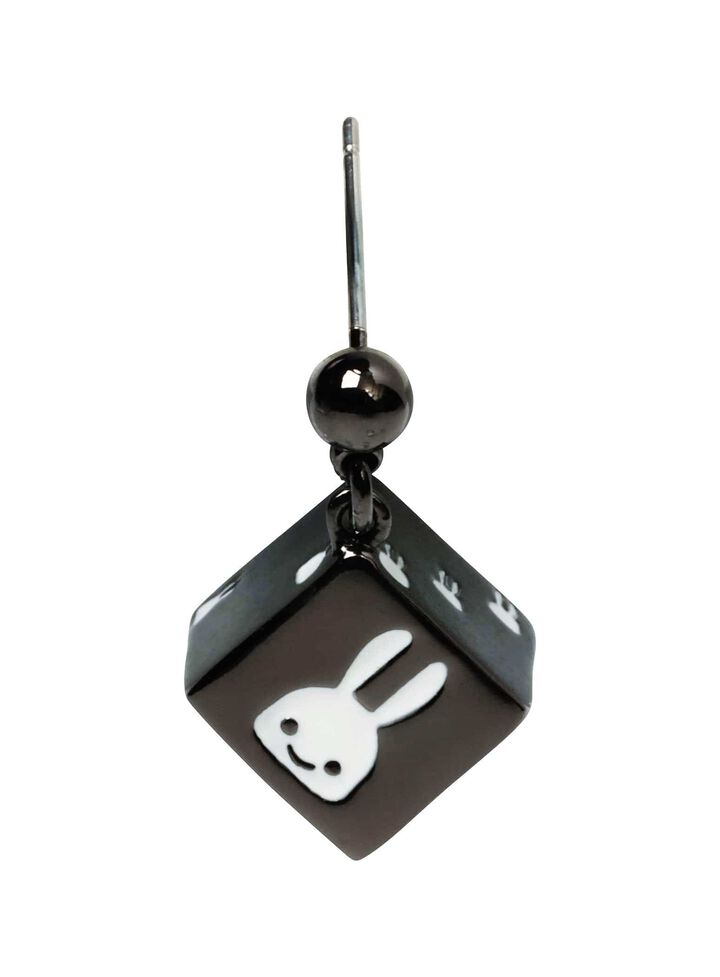 Dice Earring 1P,, medium