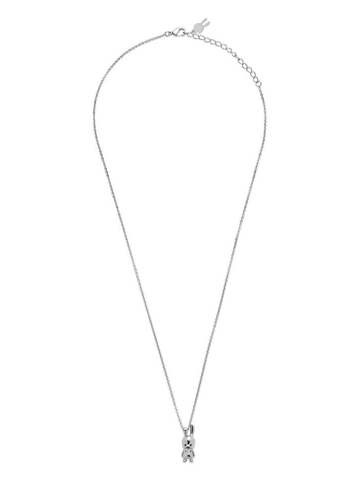 Bunny necklace dangling by the ear,, medium