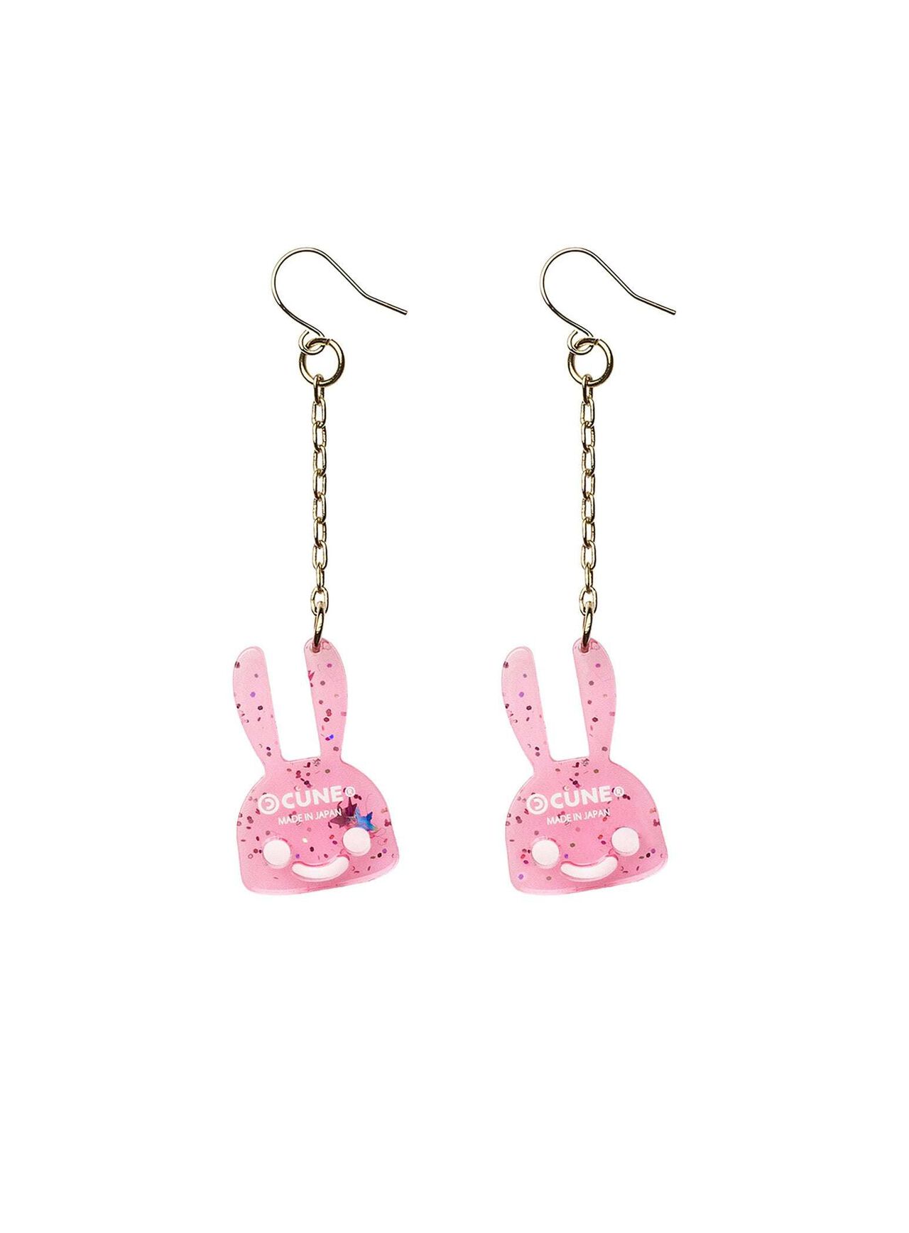 Clear Bunny Earrings 2P,BLUE, large image number 7
