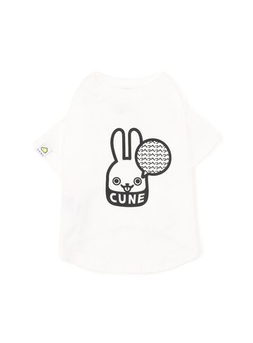 Dog and Human S/S Tee Hehehe,WHITE, small image number 0