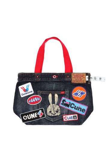 Denim Bag - Size M with Patch B,M, small image number 0