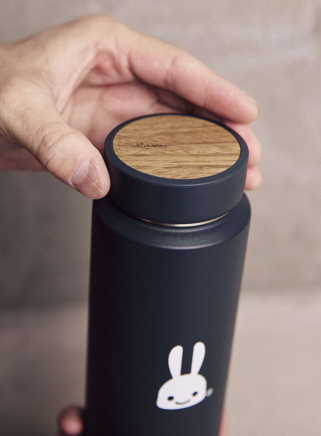 Wooden-Lid Stainless Steel Bottle,ONE, large image number 18