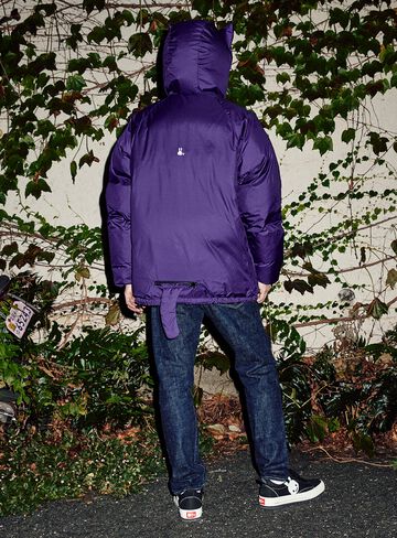 Reversible down jacket with lots of rabbits,, small image number 9