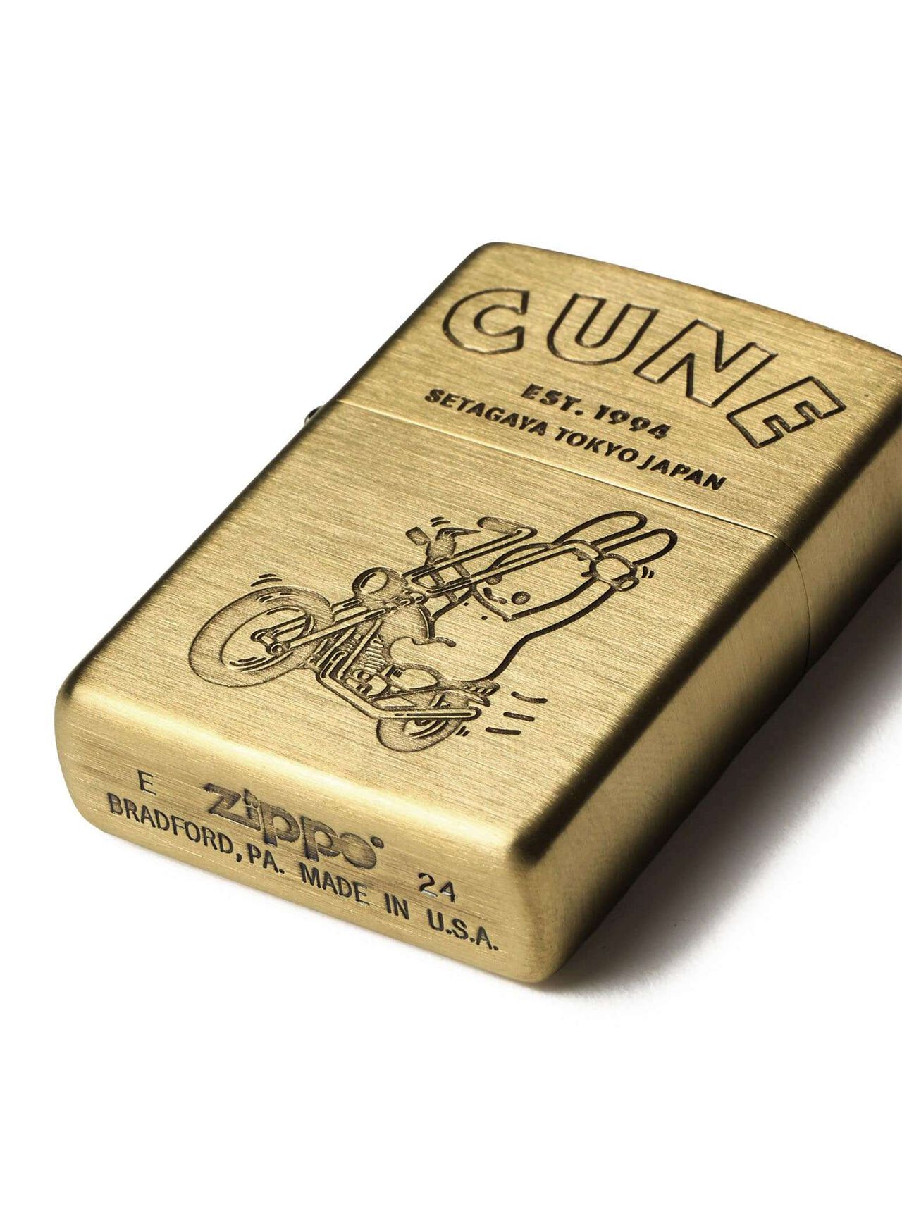 Custom Bunny Zippo Lighter,GOLD, large image number 2