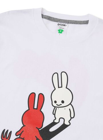 S/S Tee Devil,WHITE, small image number 6