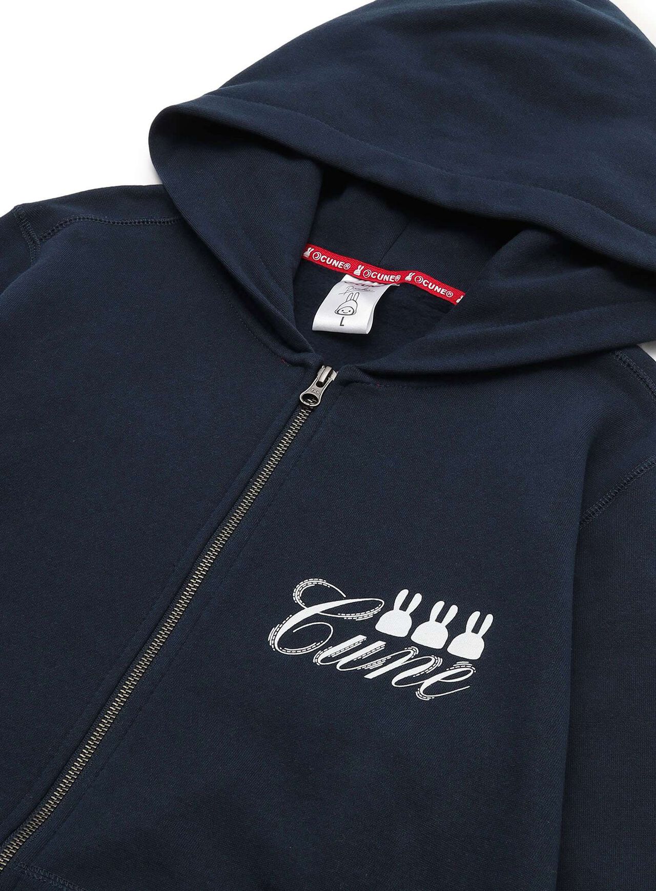 CUNE ZIP PARKA - Cake,NAVY, large image number 2