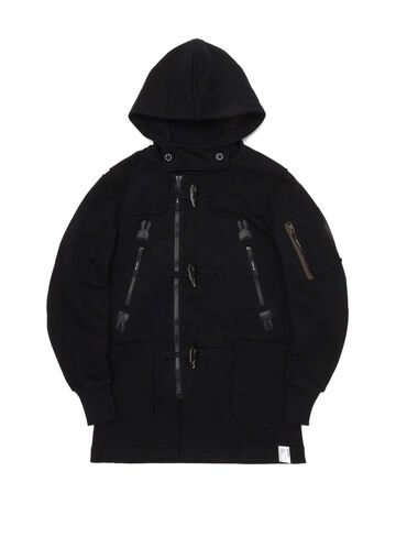 Hybrid Fleece Duffle Coat,, small image number 0