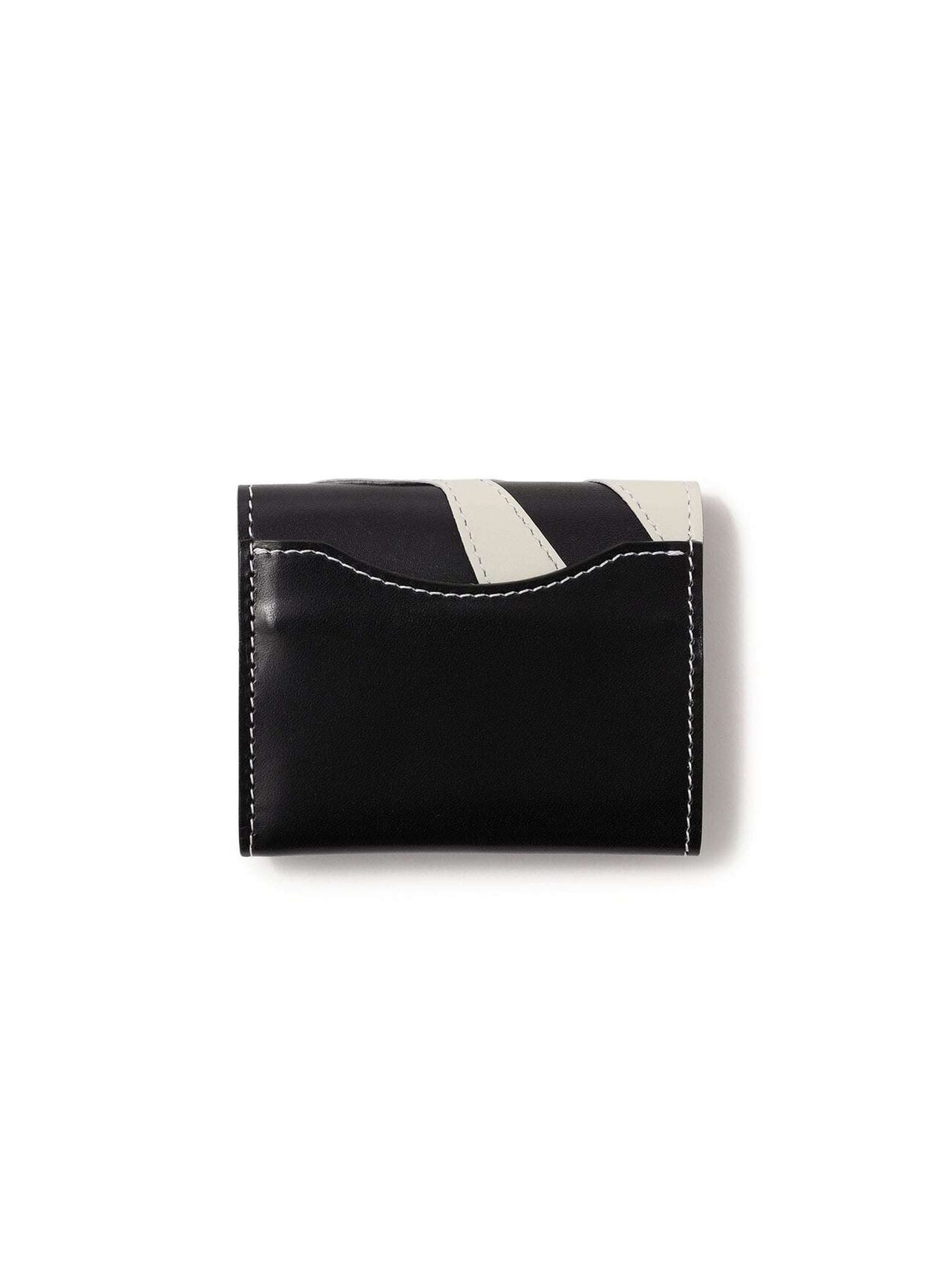 Leather Tri-Fold Wallet,BLACK, large image number 1