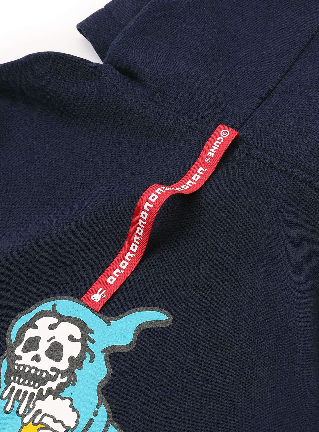 CUNE PULL PARKA Skull Beer,BLACK, large image number 7