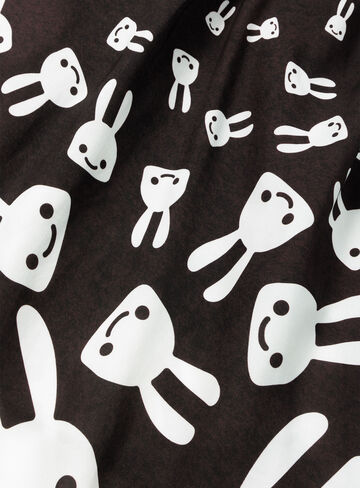 "Snowy Bunny Long Gathered Skirt",, small image number 4