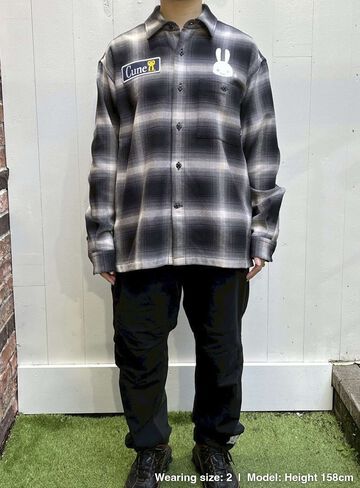Ombre Check Cotton Shirt,, small image number 8