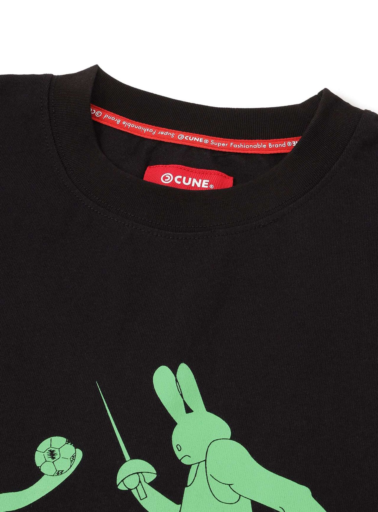 Big Tee CUNE Dribble Fencing Club,BLACK, large image number 2