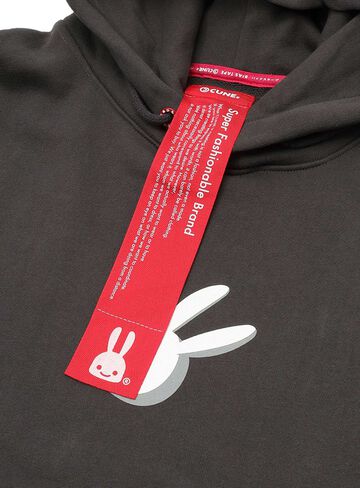 Heavyweight Big Hoodie: Ashtray and Rabbit,, small image number 3