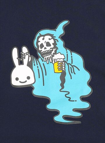 CUNE PULL PARKA Skull Beer,BLACK, small image number 6