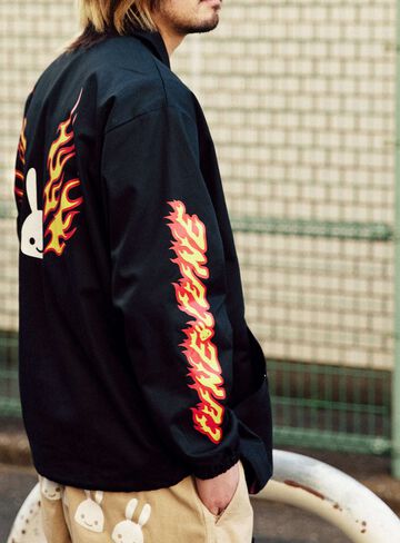 Twill Coach Jacket Fire,, small image number 8