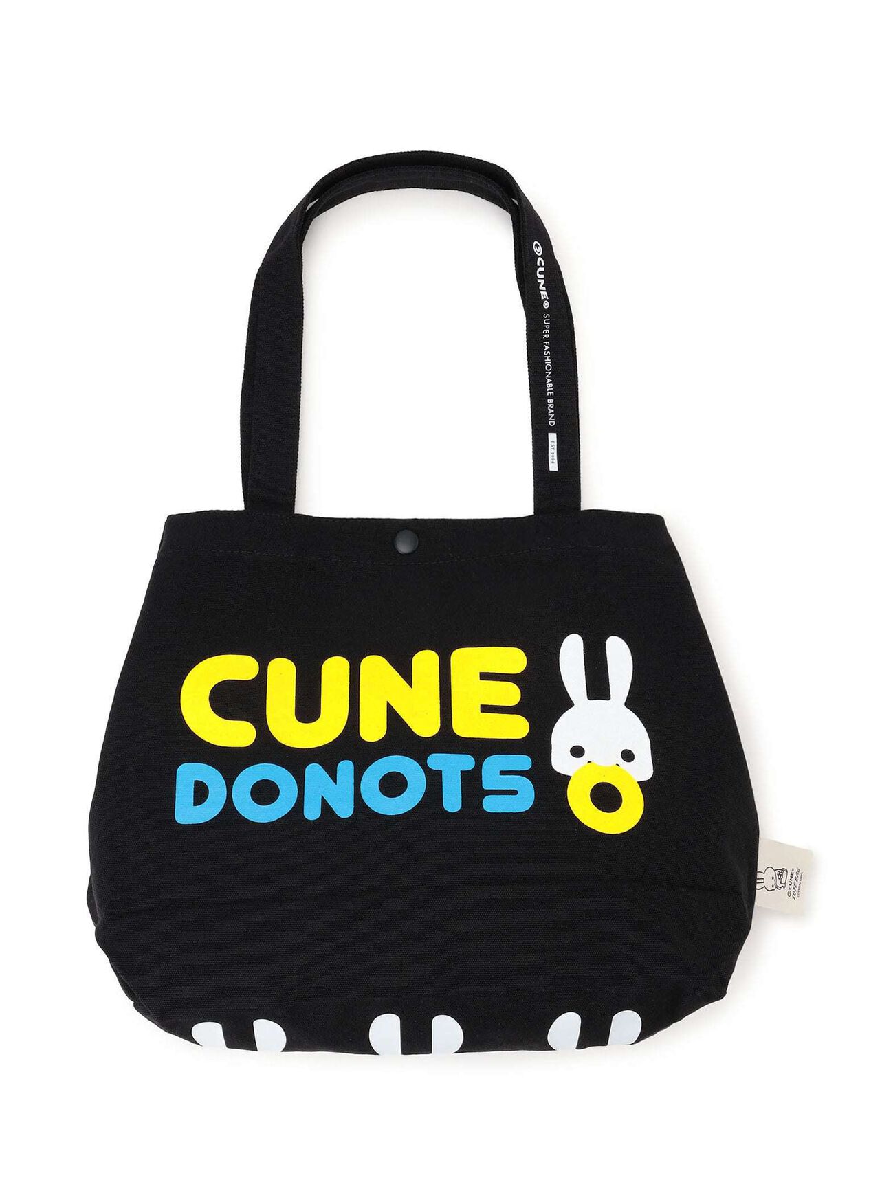 Basic Cotton Tote Bag CUNE DONOT5,BLACK, large image number 2