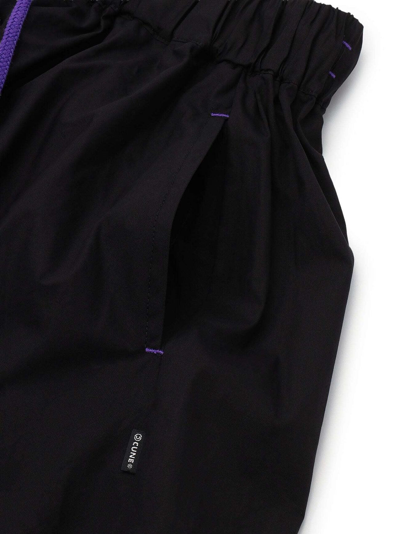 Broadcloth Penguin Pants,BLACK, large image number 3