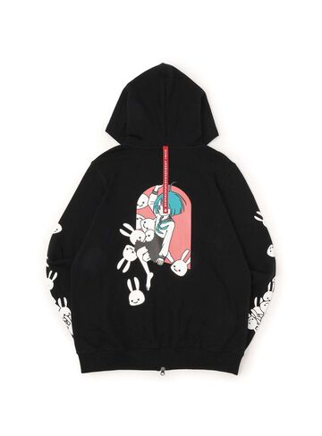 CUNE ZIP PARKA Outer 2,BLACK, small image number 0