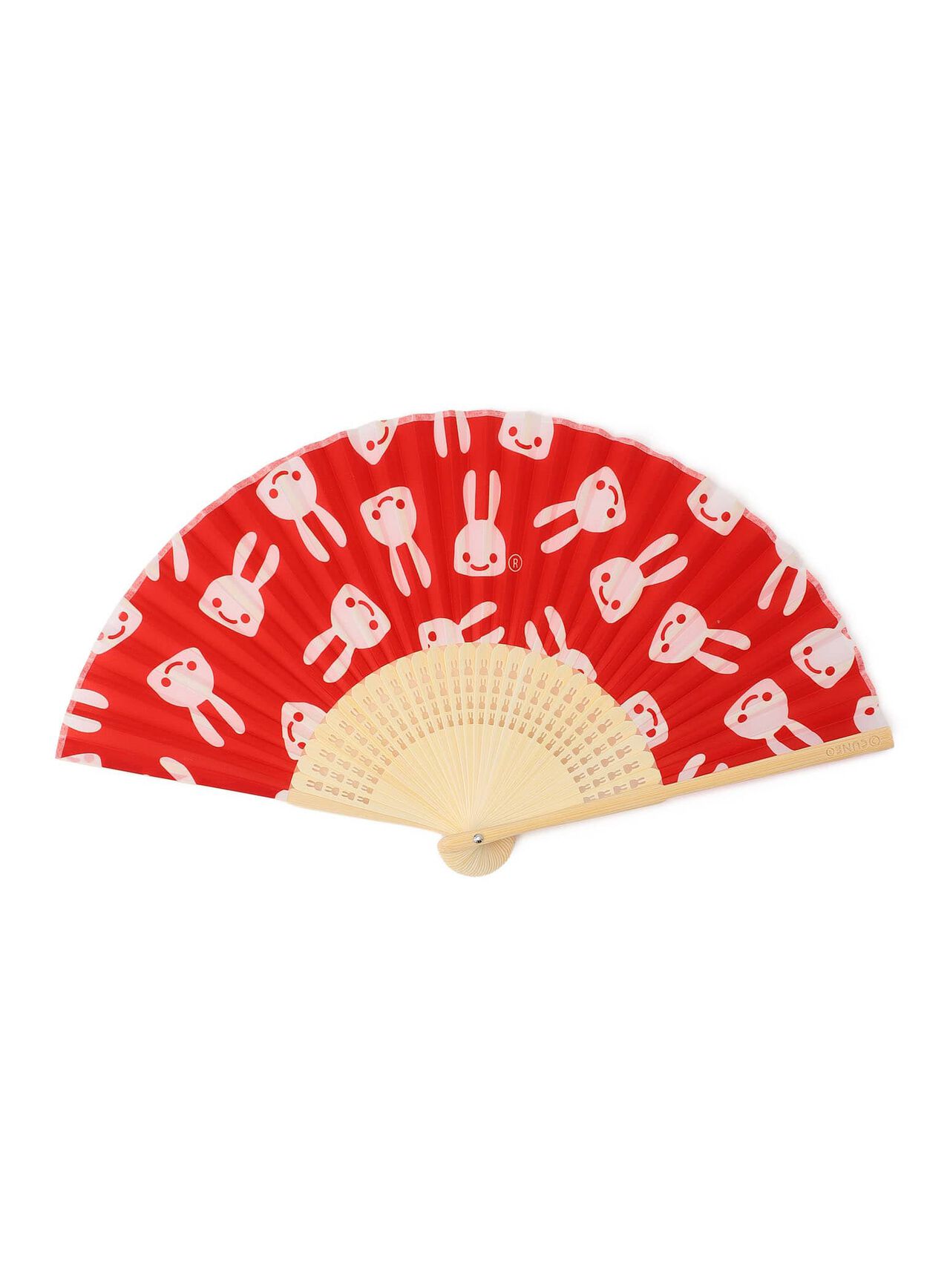 Bamboo and Fabric Fan,ONE, large image number 0