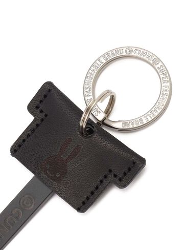 Leather T-Shirt Key,ONE, small image number 2