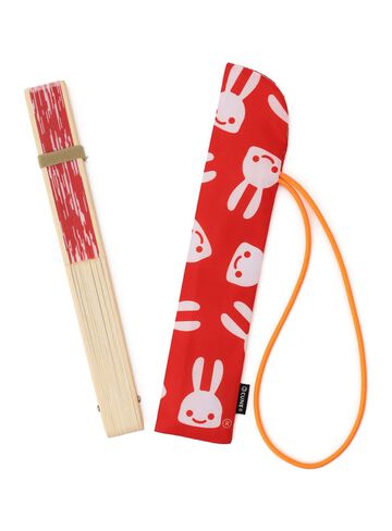 Bamboo and Fabric Fan,ONE, small image number 5