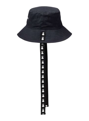 Bucket Hat with Tape Strap,WHITE, small image number 7