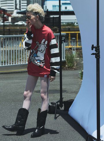 Bunny Custom Bike Long Sleeve T-Shirt,, small image number 8