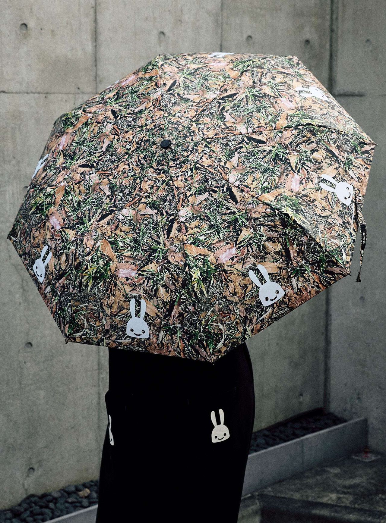 Dual-Use Folding Umbrella - Real Leaf Camouflage,ONE, large image number 4