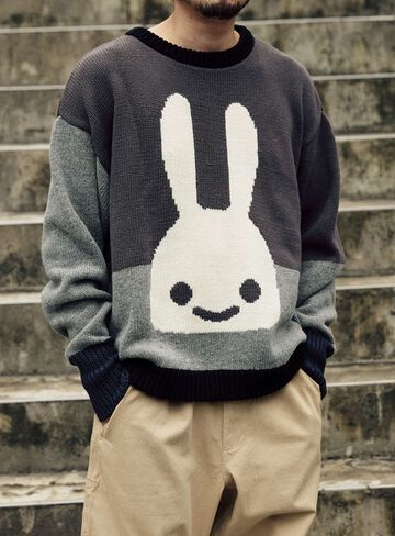 Multicolor Bunny Knit,, small image number 10