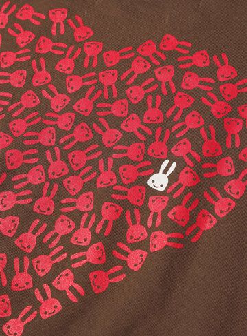 Wide Crew Neck Sweatshirt,BLACK, small image number 5