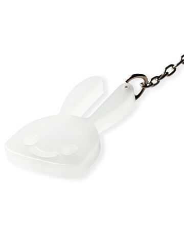 Clear Bunny Earrings 2P,BLUE, small image number 4